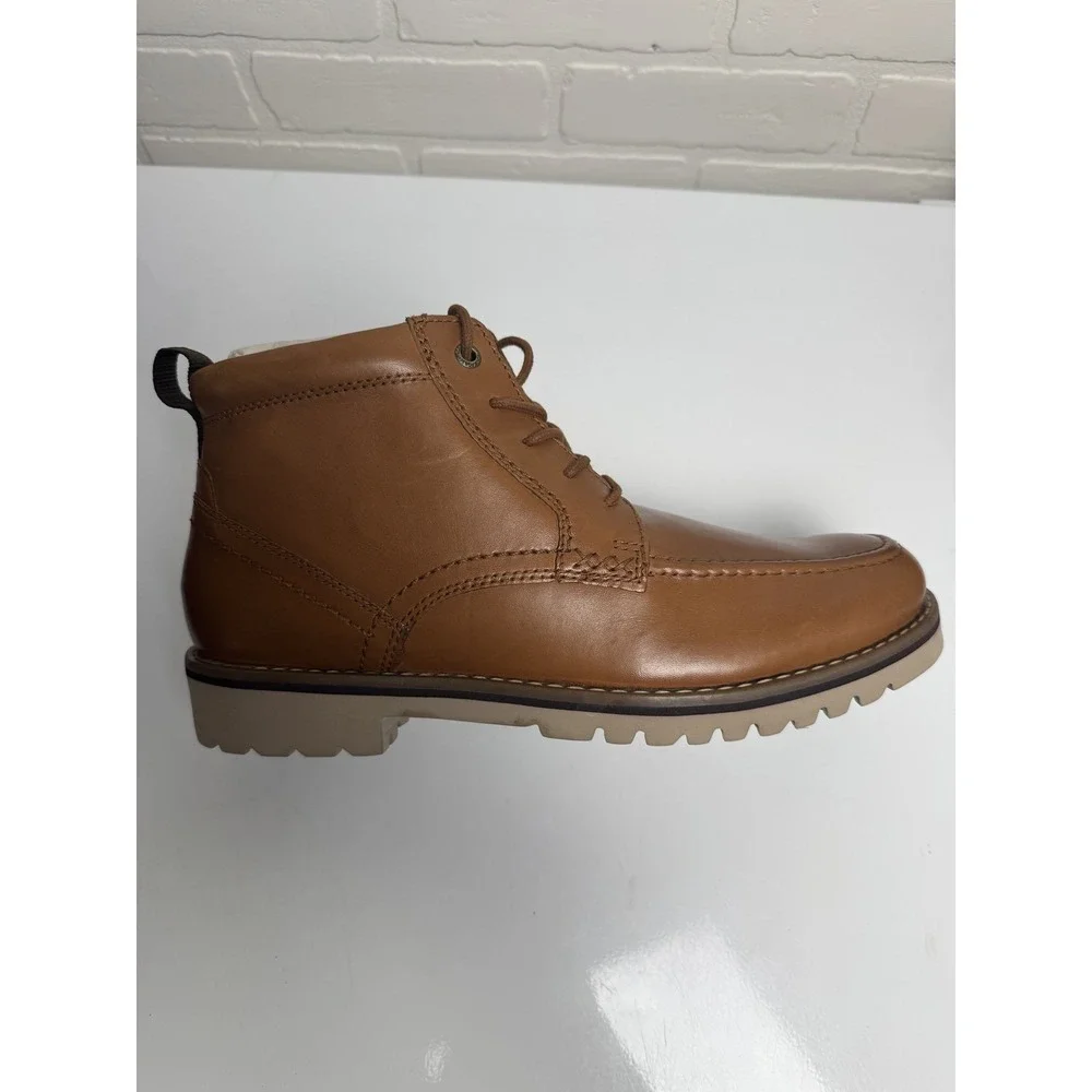 Rockport Shoes Mens Size 9 Brown Leather Chukka Boots TruTech Comfort Casual New